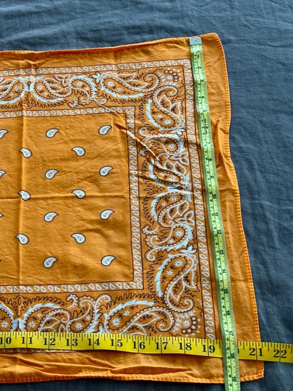Lot of Skull Gas Mask Cotton Bandanas Black (4) + Orange Paisley Bandanas (2)